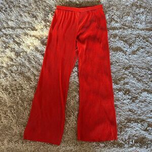 RO & DE pleated orange pants xs